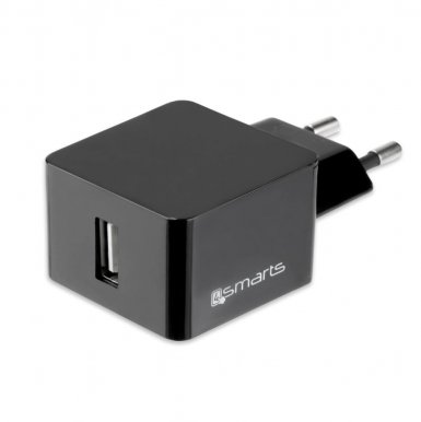4smarts Wall Charger VoltPlug 12W - захранване за ел. мрежа 2.4A с USB изход (bulk)