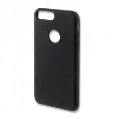 4smarts Cupertino Silicone Case - тънък силиконов (TPU) калъф за iPhone XS, iPhone X (черен)