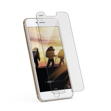 Urban Armor Gear Glass Screen Protector - калено стъклено защитно покритие за дисплея на iPhone 8, iPhone 7, iPhone 6S, iPhone 6