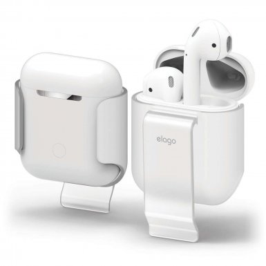 Elago Airpods Carrying Clip - полимерна щипка за оригиналния калъф на Apple Airpods (прозрачен)