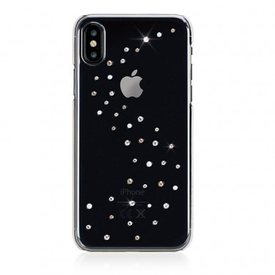 Bling My Thing Milky Way Angel Tears Swarovski - поликарбонатов кейс с кристали Сваровски за iPhone XS, iPhone X (прозрачен)