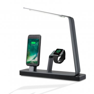 4smarts LED Charging Station LoomiDock - докинг станция за зареждане на iPhone и Apple Watch (черен)