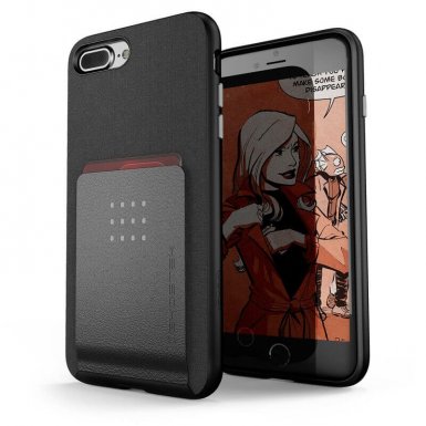 Ghostek Exec Shockproof Case - удароустойчив кейс за iPhone 8 Plus, iPhone 7 Plus (черен)