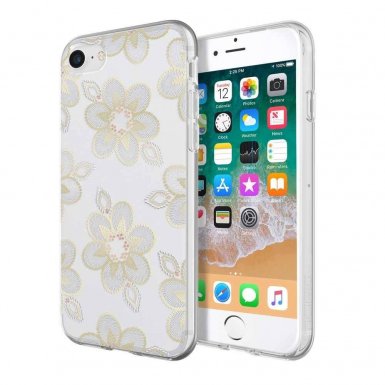 Incipio Classic Case Design Series - дизайнерски поликарбонатов кейс за iPhone 8, iPhone 7 (прозрачен-шарен)