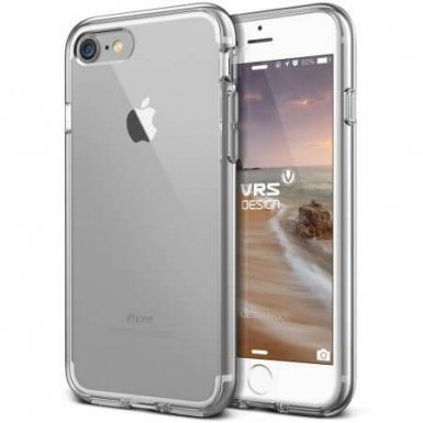 Verus New Crystal Mixx Case - хибриден удароустойчив кейс за iPhone 8, iPhone 7 (прозрачен)