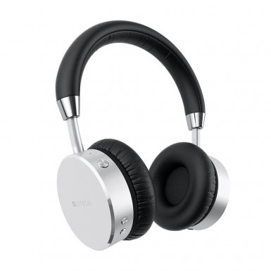 Satechi Wireless On-Ear Headphones - безжични слушалки с микрофон и управление на звука за iPhone, iPod и iPad (сребрист)