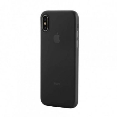 Tucano Nuvola Case - тънък полипропиленов кейс (0.3 mm) за iPhone XS,iPhone X (черен) 