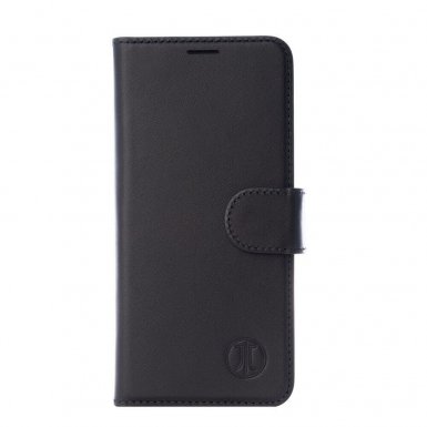 JT Berlin LeatherBook Kreuzberg Case - хоризонтален кожен (естествена кожа) калъф тип портфейл за Huawei Mate 10 Pro (черен)
