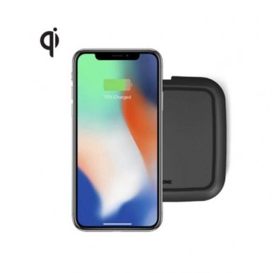 Zens Single Wireless Charger Stand 10W with Power Supply - пад за безжично зареждане на Qi съвместими устройства