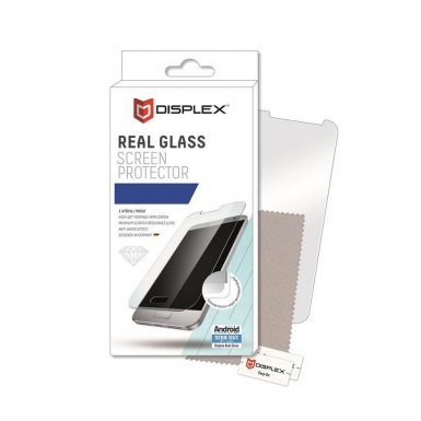 Displex Real Glass 10H Protector 2D - калено стъклено защитно покритие за дисплея на Huawei P10 Lite (прозрачен)