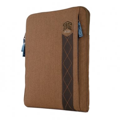 STM Ridge Laptop Sleeve - дизайнерски качествен калъф за MacBook Air 11 и преносими компютри до 11 инча (кафяв)