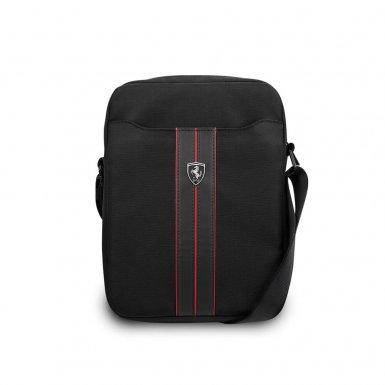 Ferrari Urban Tablet Bag - дизайнерска чанта с презрамка таблети до 8 инча (черен)