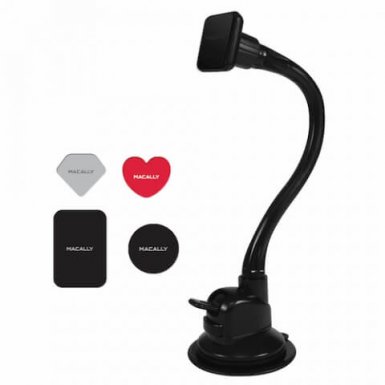 Macally MGripMag XL Holder Mount - универсална магнитна поставка за кола за iPhone и мобилни телефони