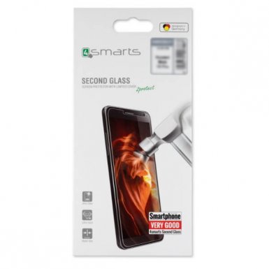 4smarts Second Glass Limited Cover - калено стъклено защитно покритие за дисплея на Huawei P20 (прозрачен)