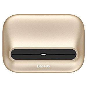 Baseus Little Volcano Desk Charging Station - док станция за iPhone с Lightning (златист)