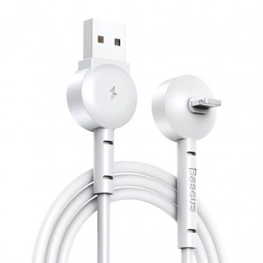 Baseus Maruko Lightning USB Cable - Lightning кабел за iPhone, iPad и iPod с Lightning (бял)