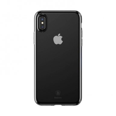 Baseus Simple Case - силиконов (TPU) калъф за iPhone X (прозрачен)