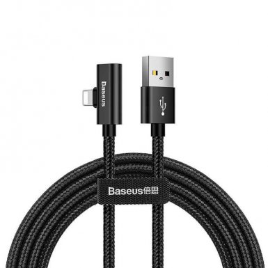 Baseus Entertaining Audio Data Cable - USB Lightning кабел с допълнителен Lightning порт за устройства с Lightning конектор