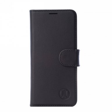 JT Berlin LeatherBook Kreuzberg Case - хоризонтален кожен (естествена кожа) калъф тип портфейл за Huawei P30 Pro (черен)
