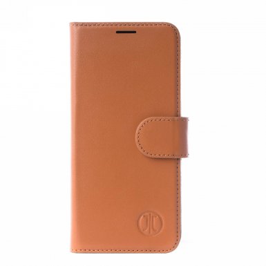 JT Berlin LeatherBook Kreuzberg Case - хоризонтален кожен (естествена кожа) калъф тип портфейл за Huawei P30 (кафяв)