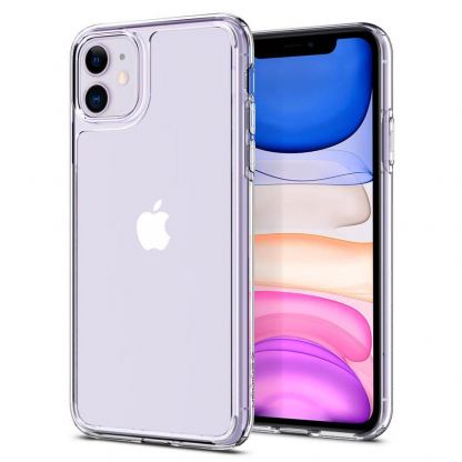 Spigen Quartz Hybrid Case - хибриден кейс с висока степен на защита за iPhone 11 (прозрачен)