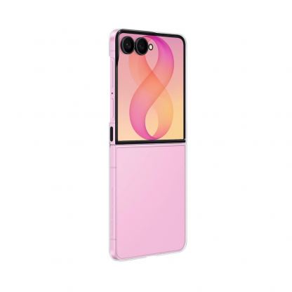 Оригинален поликарбонатов кейс за Samsung Galaxy Z Flip8 - Samsung Clear Cover Case EF-QF776CTE (прозрачен)