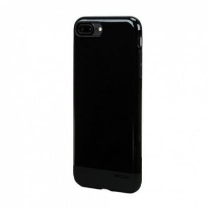 Incase Protective Cover - удароустойчив силиконов (TPU) калъф за iPhone 8 Plus, iPhone 7 Plus (прозрачен-черен)