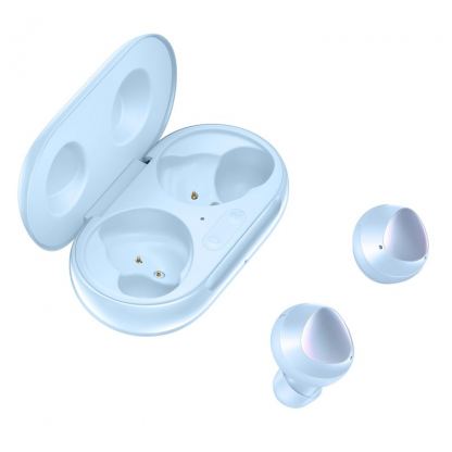Samsung Galaxy Buds Plus by AKG - безжични Bluetooth слушалки с микрофон за мобилни устройства (светлосин)