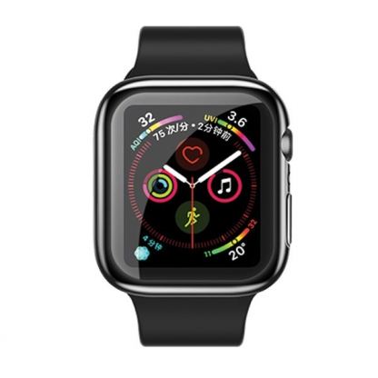 USAMS Full Protective TPU Case - качествен силиконов (TPU) кейс за Apple Watch Series 5/4 (44mm) (прозрачен)