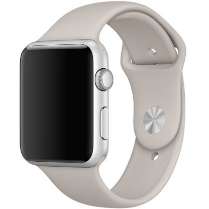 Apple Sport Band M/L - оригинална силиконова каишка за Apple Watch 38мм, 40мм (сив) (bulk) 