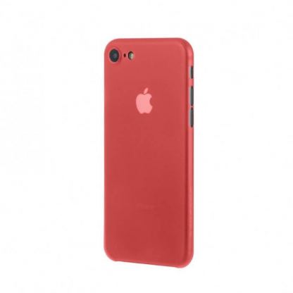 Tucano Nuvola Case - тънък полипропиленов кейс (0.3 mm) за iPhone 7, iPhone 8, iPhone SE (2020) (червен) 