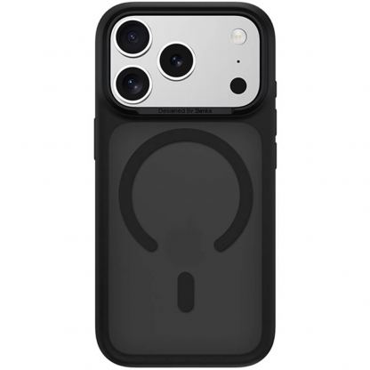 Хибриден удароустойчив кейс с MagSafe за iPhone 18 Pro Max, iPhone 17 Pro Max - Benks Magnetic Mist Metal Frame Case with Camera Control Button (черен)
