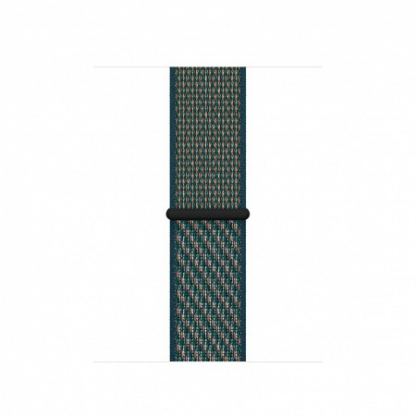 Apple Watch Nike Band Sport Loop - оригинална текстилна каишка за Apple Watch 42мм, 44мм (зелен)