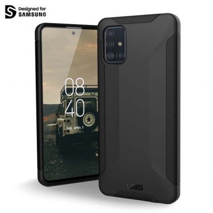 Urban Armor Gear Scout Case - удароустойчив хибриден кейс за Samsung Galaxy A51 (черен)