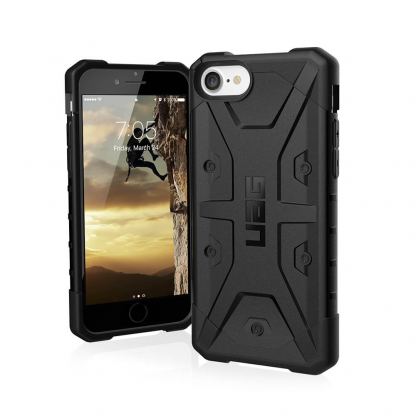 Urban Armor Gear Pathfinder - удароустойчив хибриден кейс за iPhone SE (2020) (черен)