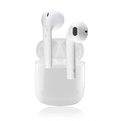 4smarts TWS Headset SkyPods Lite - безжични Bluetooth слушалки с микрофон за мобилни устройства (бял) 