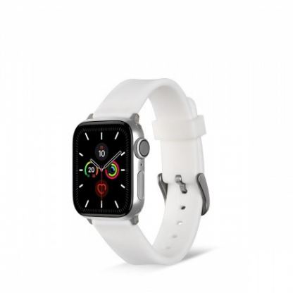 Artwizz WatchBand Silicone - силиконова каишка за Apple Watch 38мм, 40мм (бял)