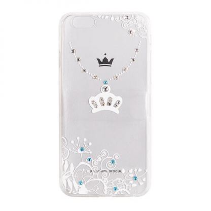 Vennus Art Case Design 4 - силиконов (TPU) калъф за iPhone SE (2020), iPhone 8, iPhone 7 (бял)