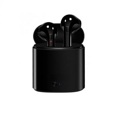 I7S TWS Twins True Wireless Earbuds - безжични Bluetooth слушалки с микрофон за мобилни устройства (черен)