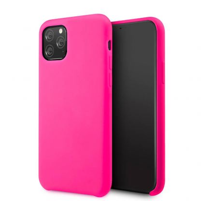 Vennus Silicone Case Lite - силиконов (TPU) калъф за iPhone SE (2020) (розов)