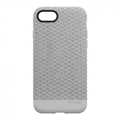 Incase Textured Snap Diamond Ripstop Case - текстилен удароустойчив кейс за iPhone SE (2020), iPhone 8, iPhone 7 (сив)
