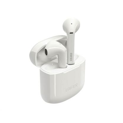 Edifier TWS200 Bluetooth Truly Wireless - безжични блутут слушалки с кейс за мобилни устройства (бял) 