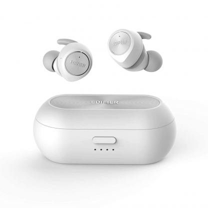 Edifier TWS3 True Wireless Bluetooth Earbuds - безжични блутут слушалки с кейс за мобилни устройства (бял) 