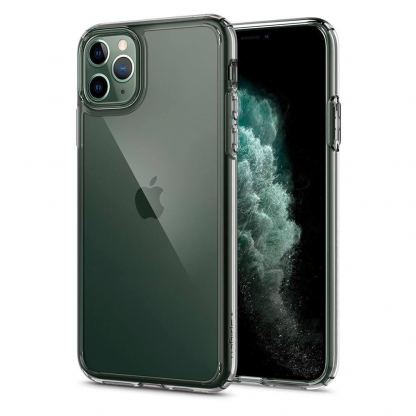 Spigen Ultra Hybrid Case - хибриден кейс с висока степен на защита за iPhone 11 Pro (прозрачен)