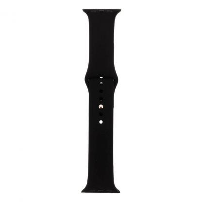 Tactical 456 Silicone Sport Band - силиконова каишка за Apple Watch 38мм, 40мм (черен)