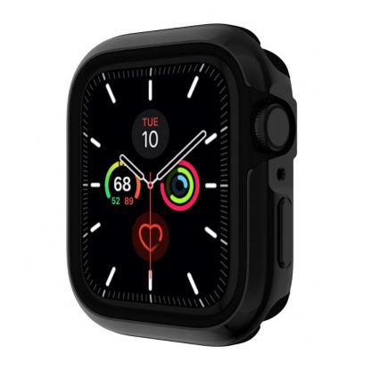 SwitchEasy Odyssey Case - удароустойчив хибриден кейс за Apple Watch 40mm (тъмносив)