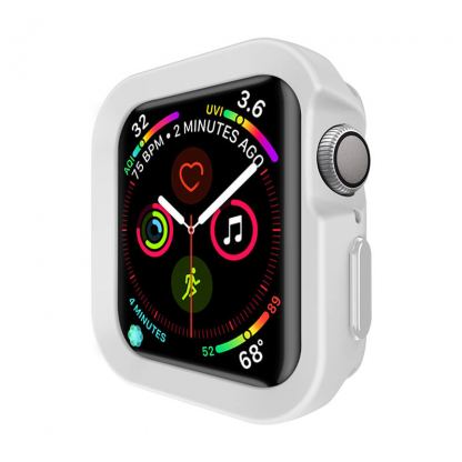 SwitchEasy Colors Case - термополиуретанов удароустойчив кейс за Apple Watch 40mm (бял)