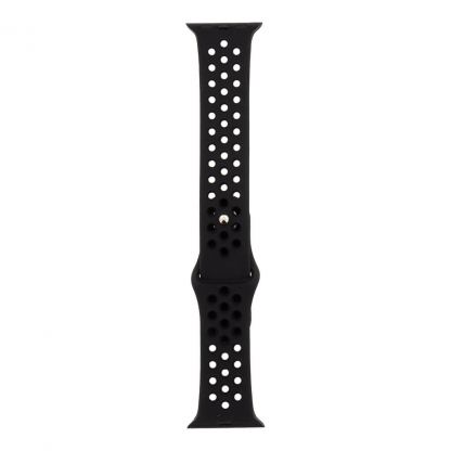 Tactical 128 Double Silicone Sport Band - силиконова каишка за Apple Watch 42мм, 44мм (черен)