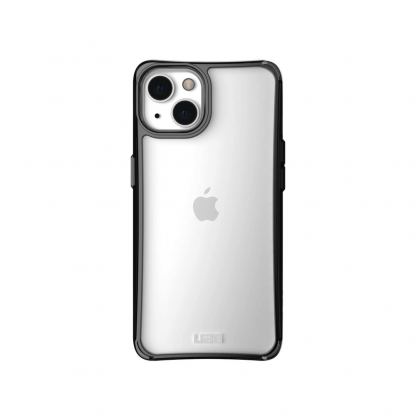 Urban Armor Gear Plyo Case - удароустойчив хибриден кейс за iPhone 13 (черен-прозрачен)