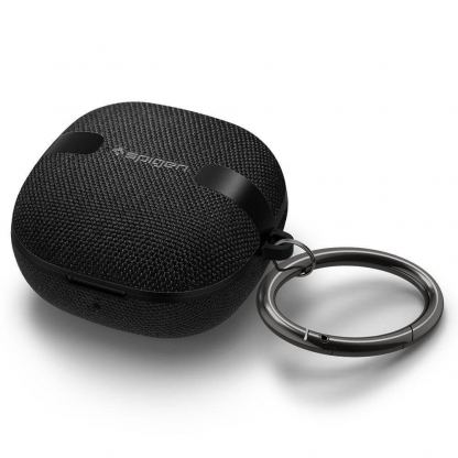 Spigen Urban Fit Case - хибриден удароустойчив кейс с карабинер за Samsung Galaxy Buds 2, Galaxy Buds Live, Galaxy Buds Pro (черен)